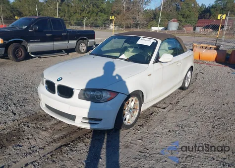 2011 BMW 128 I из США, поврежденный, VIN WBAUL7C58BVM81174